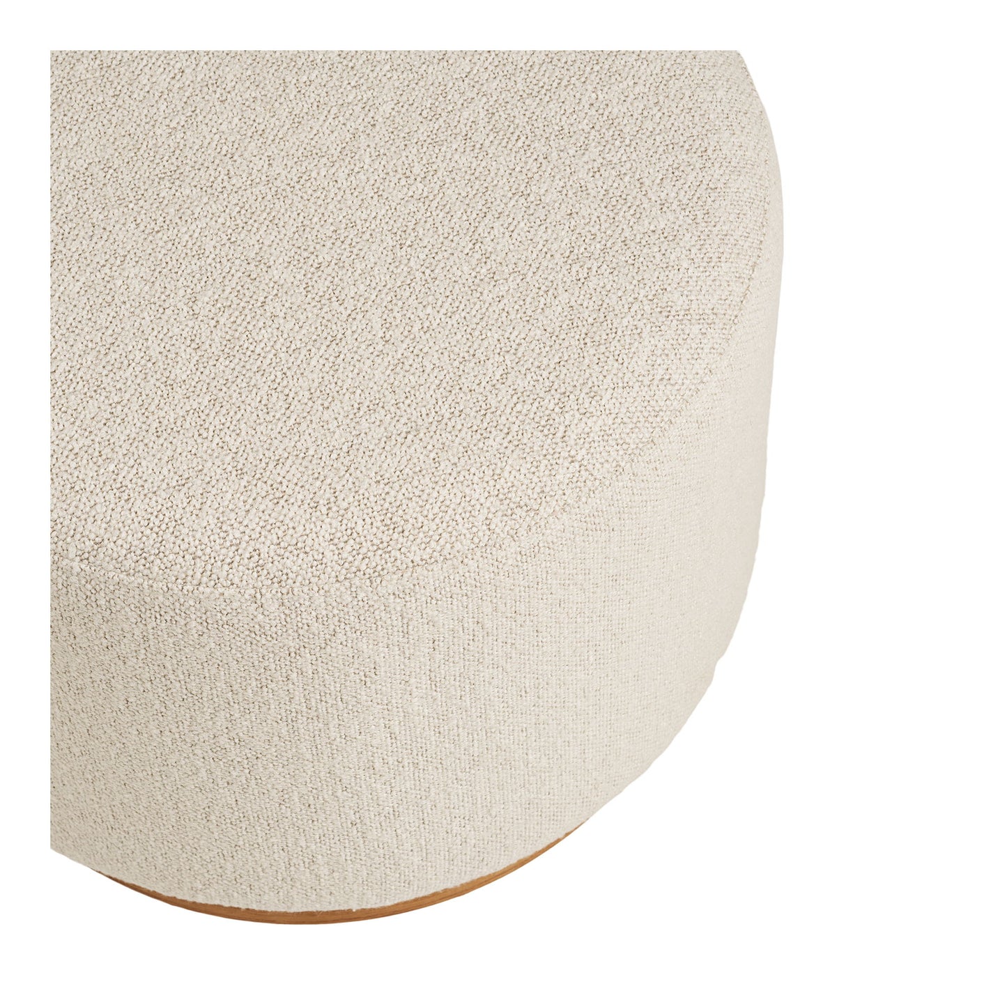 HOUSE NORDIC - Daisy poef – Zandkleur – Ø50x41 cm