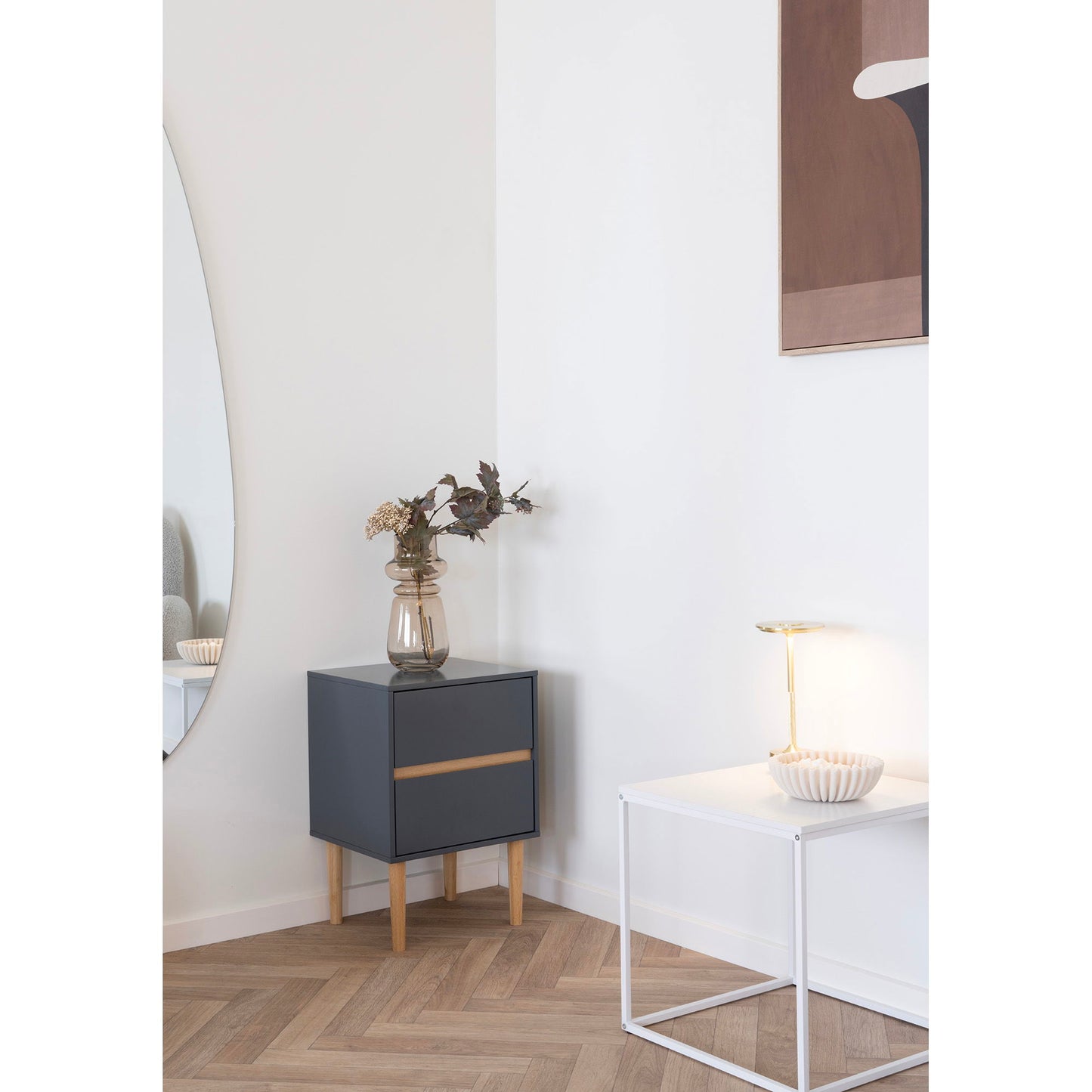 HOUSE NORDIC - Vita side table - white