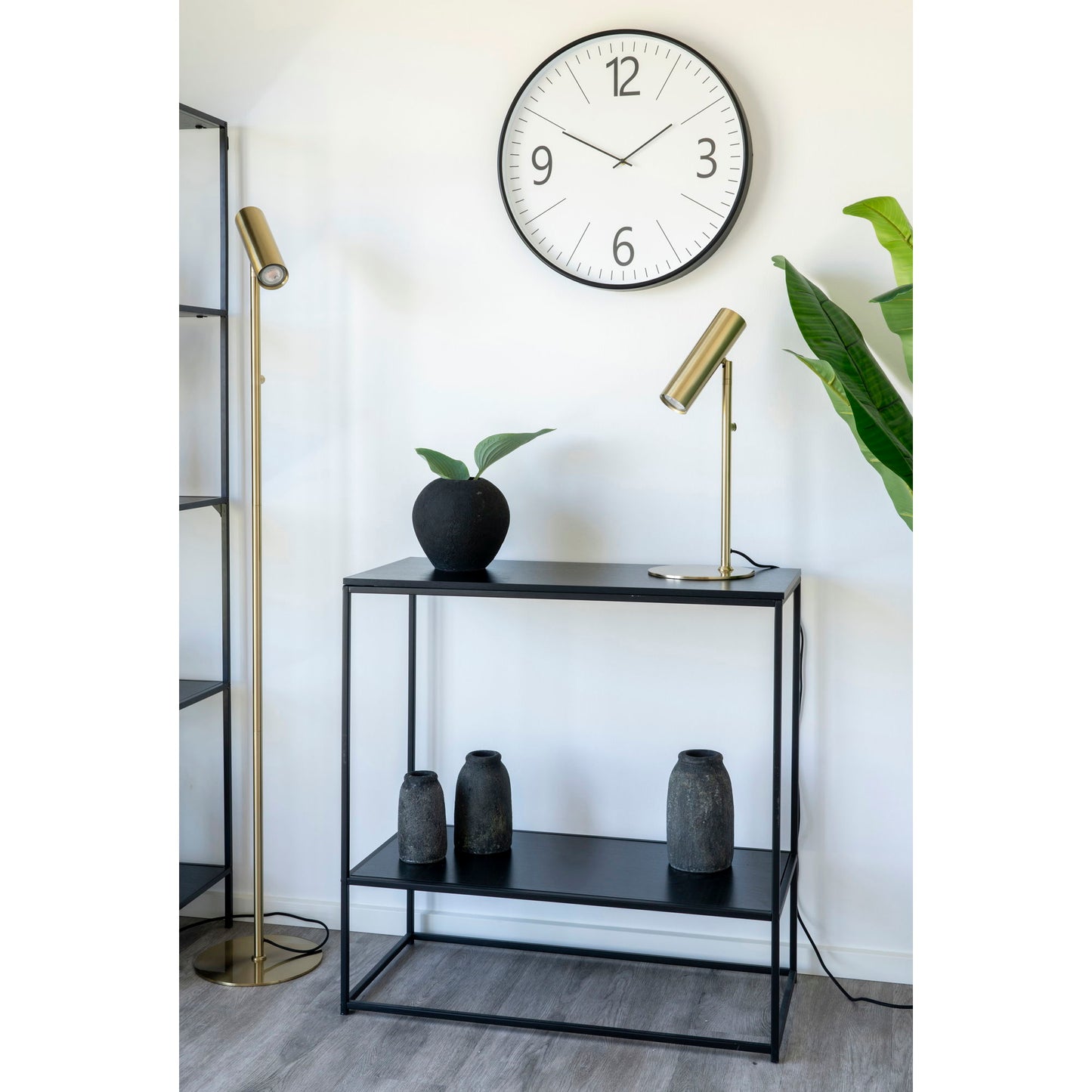 HOUSE NORDIC - Vita console tafel - zwart