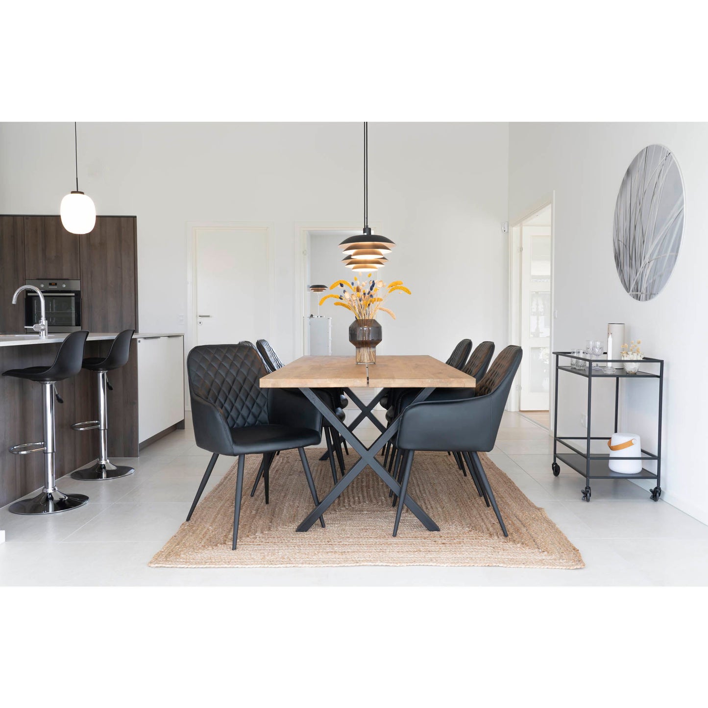 HOUSE NORDIC -Gevlochten Jute vloerkleed – Naturel - 180x240 cm