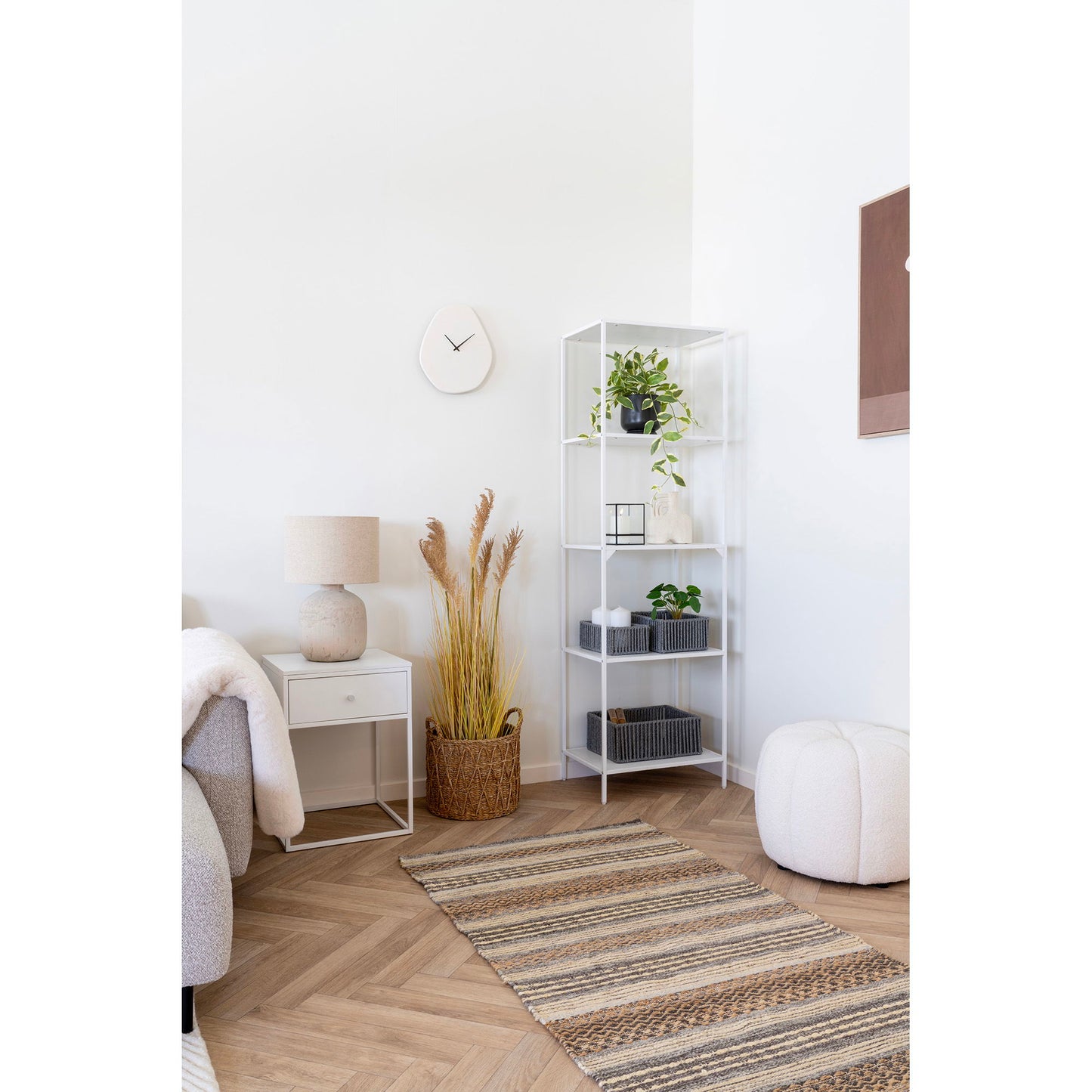 HOUSE NORDIC - Vienna wandklok – Off-White - 28x33