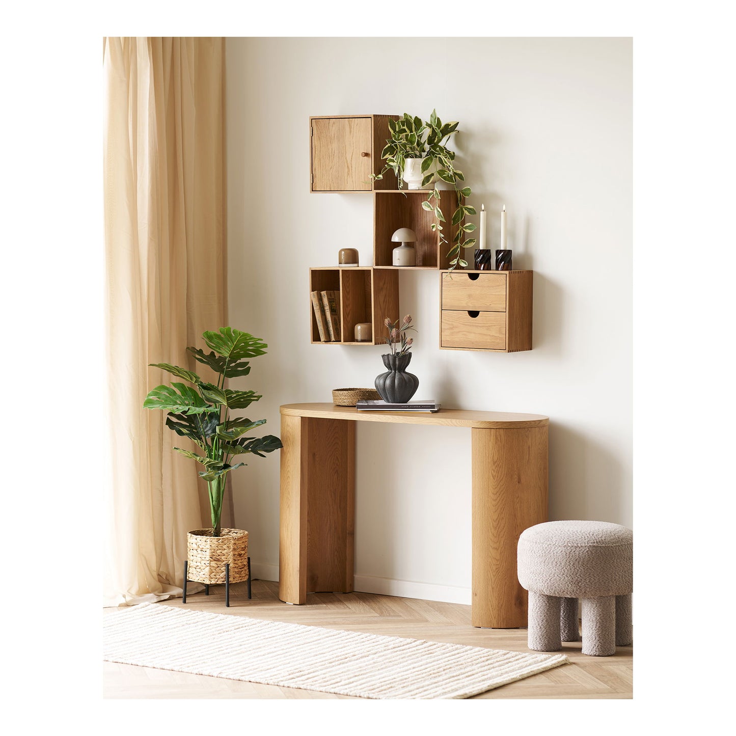 HOUSE NORDIC - Townsville wandkastje - Eik
