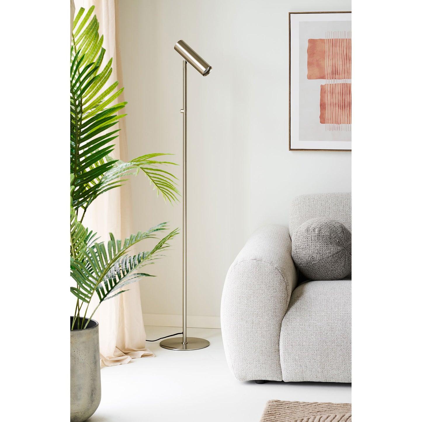 HOUSE NORDIC - Paris vloerlamp - zilver