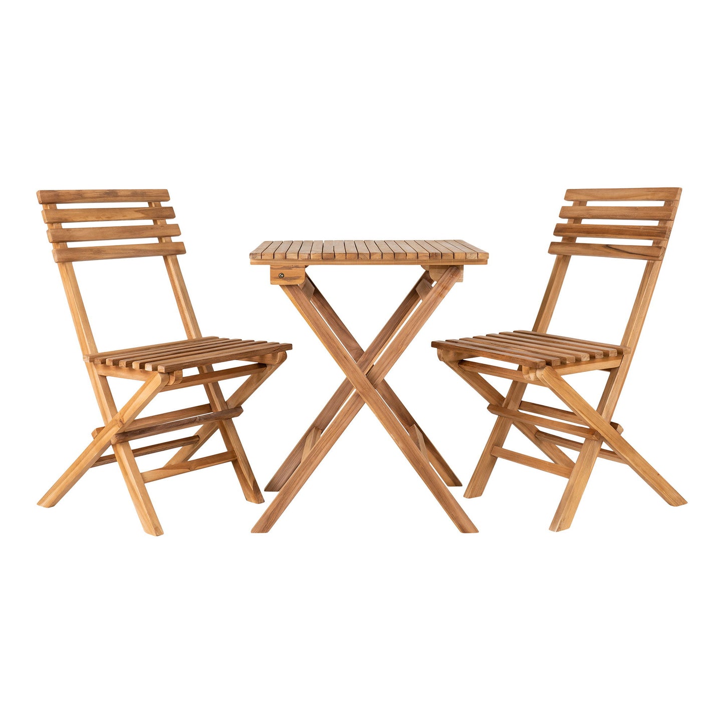 HOUSE NORDIC - Cuenca cafe set -tafel, 2stoelen -Naturel