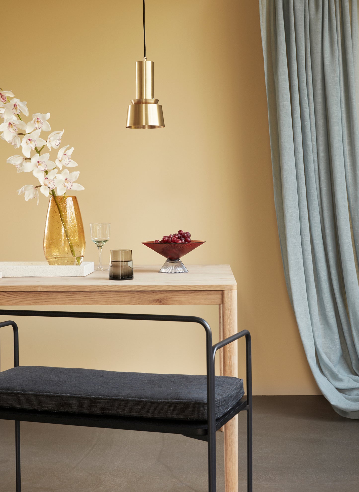 HUBSCH - Ground eettafel - Naturel