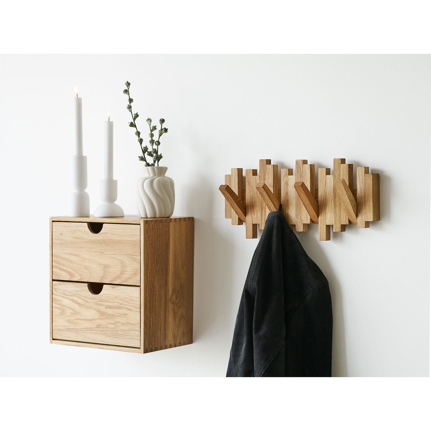 HOUSE NORDIC - Caltra kapstok – Eikenhout