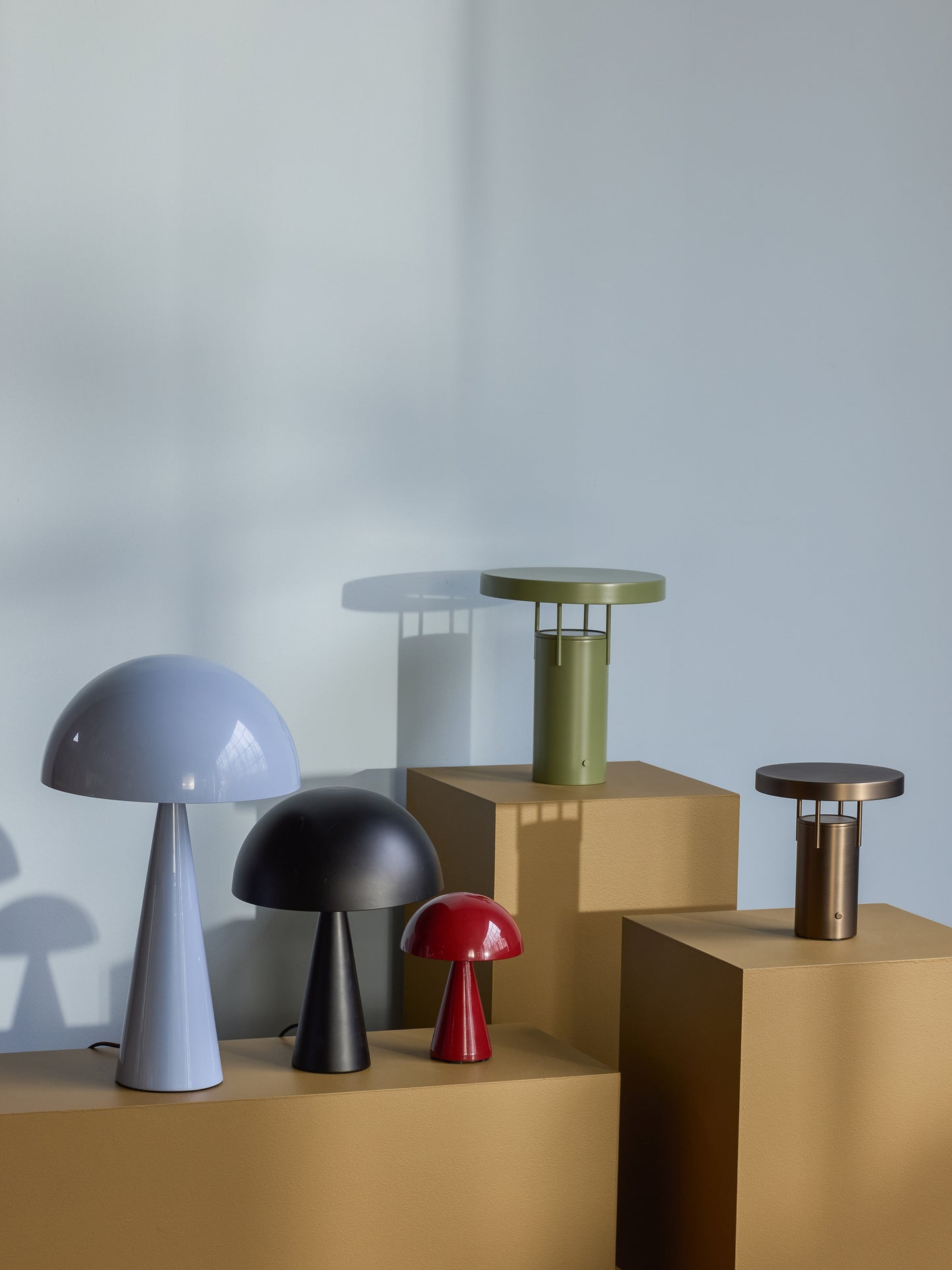 HUBSCH -Mush tafellamp Mini - Zwart