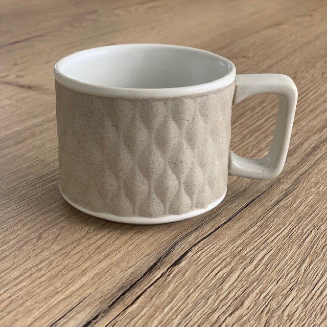 BYON - Lexus koffiekopje BEIGE/WIT