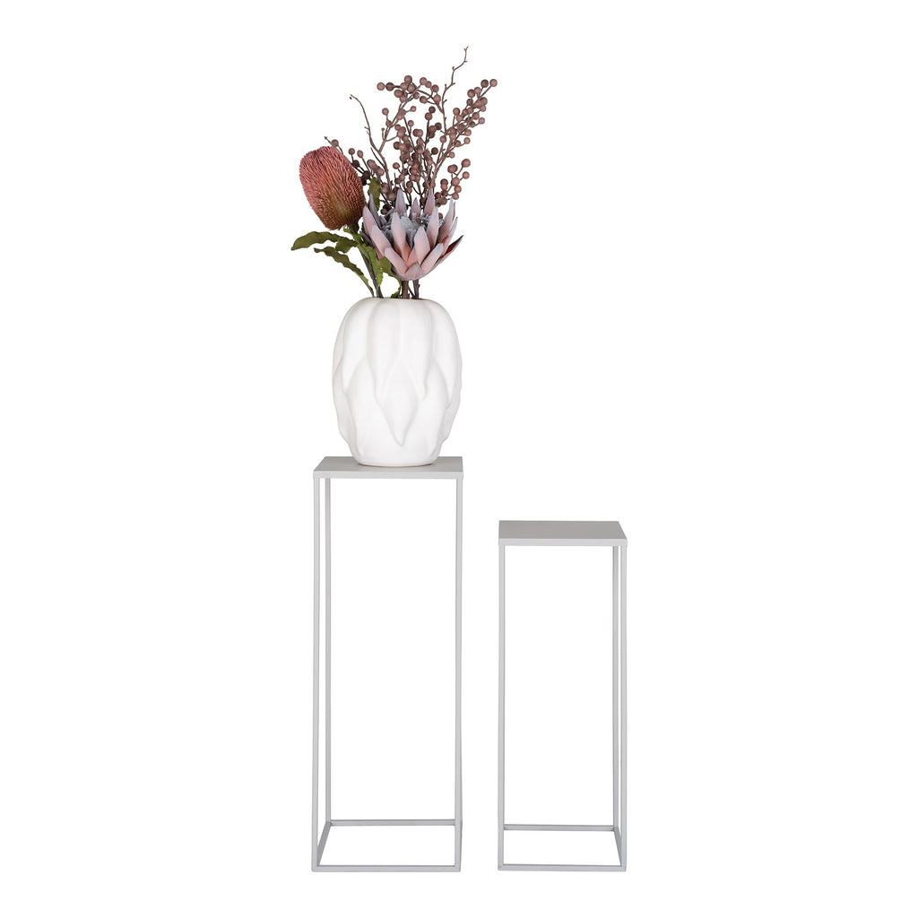 HOUSE NORDIC - Plantenstandaard -cool grey - set van 2