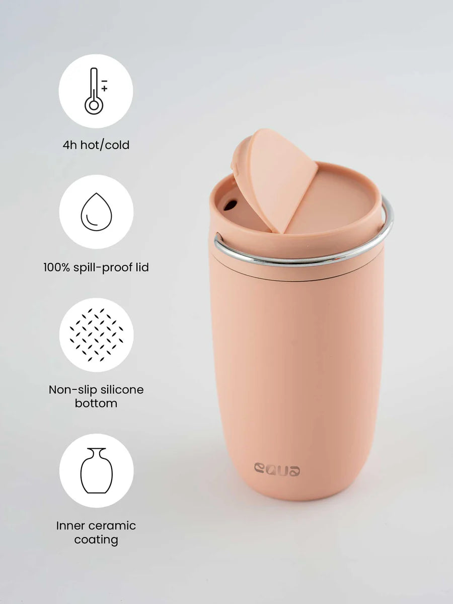 EQUA - Thermo cup - Rosé - 100% lekvrij