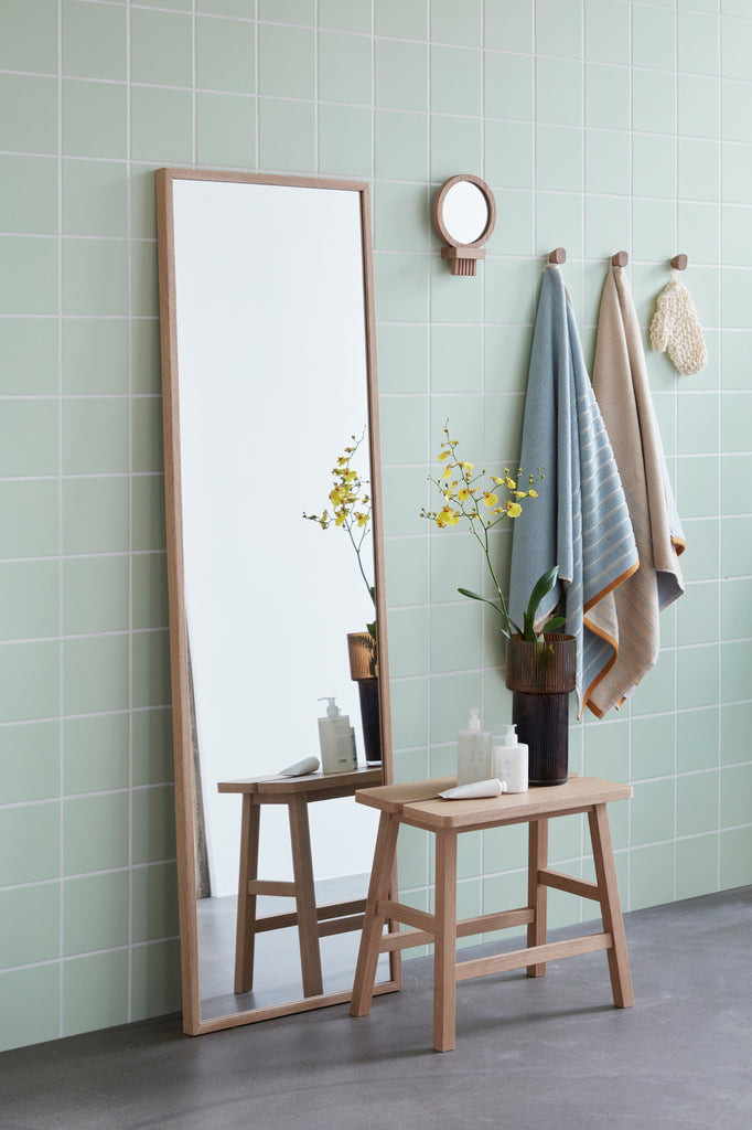 HUBSCH - Glimpse floor mirror - Natural