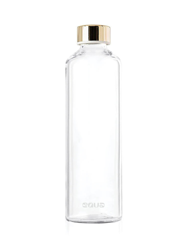 EQUA - Glazen waterfles - Gold (750ml)