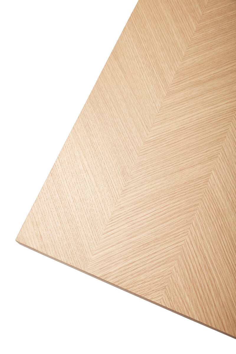 HUBSCH - Visgraat patroon salontafel -Naturel