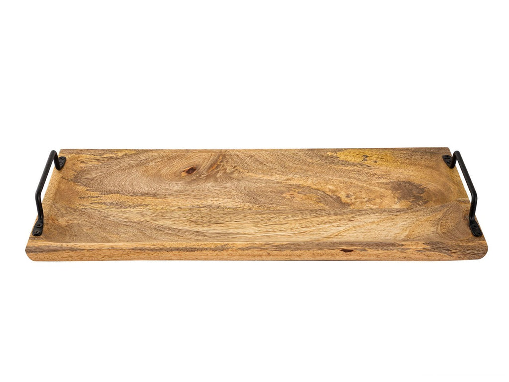 Holztablett Tablett Holz 50x20cm Serviertablett Serviertablett Deko Tablett from Mangoholz solid