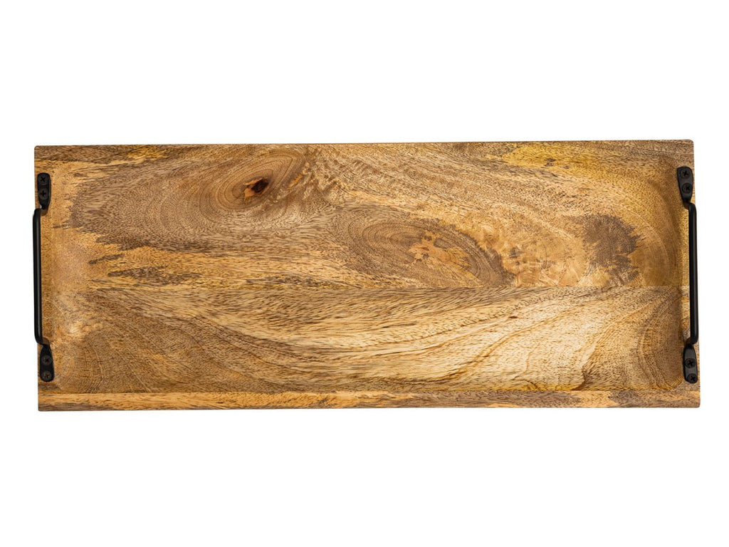 Holztablett Tablett Holz 50x20cm Serviertablett Serviertablett Deko Tablett from Mangoholz solid