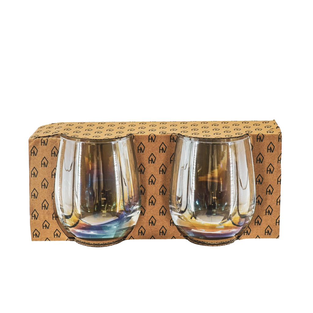Rainbow drinkglas - Set van 2