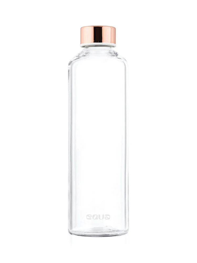 EQUA - Glazen drinkfles - marmerlook (750ml)