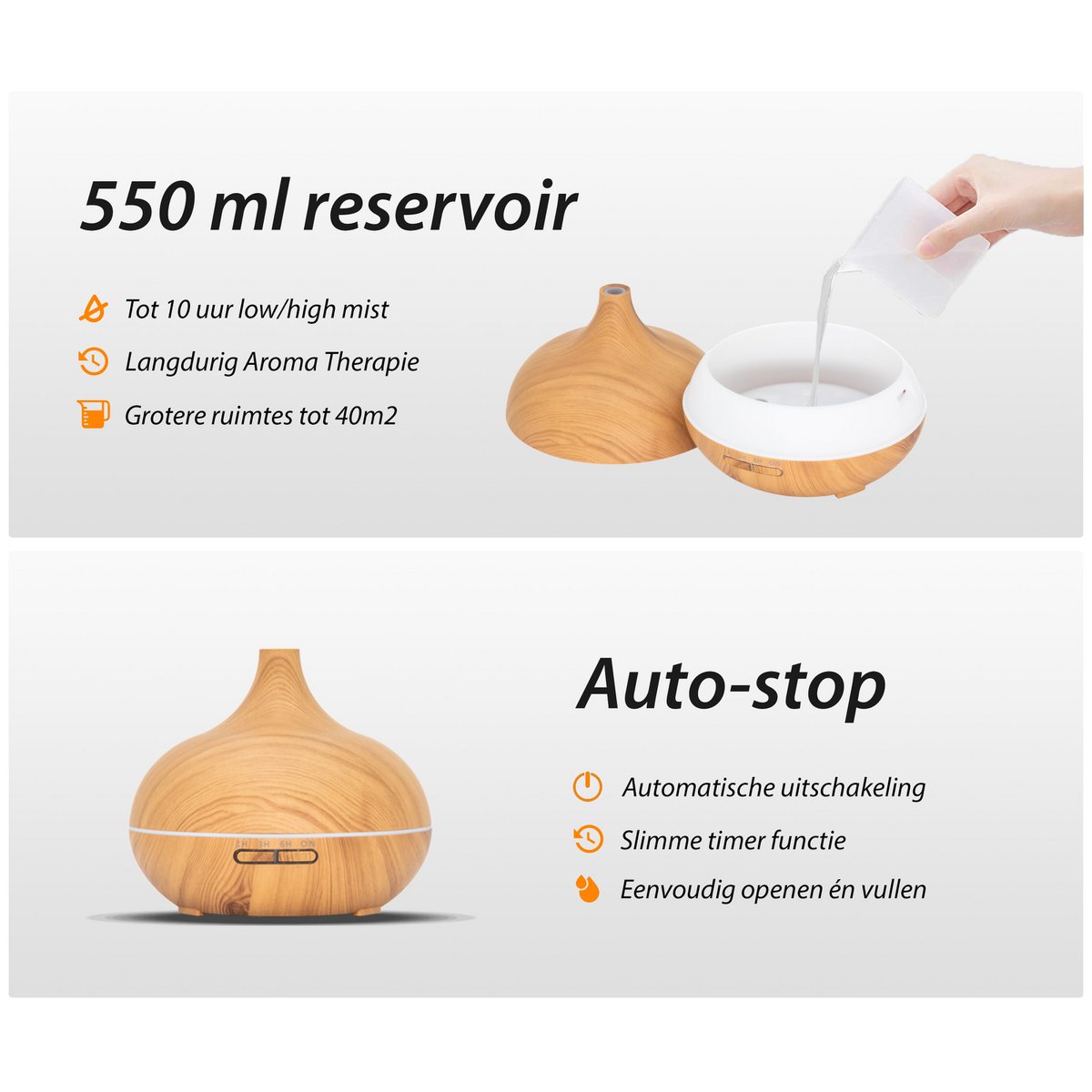 GREEN FLOW - Aroma diffuser- essential pro - light wood
