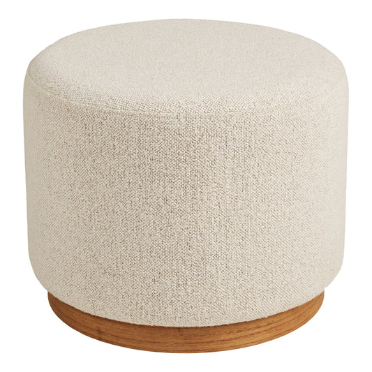 HOUSE NORDIC - Daisy poef – Zandkleur – Ø50x41 cm