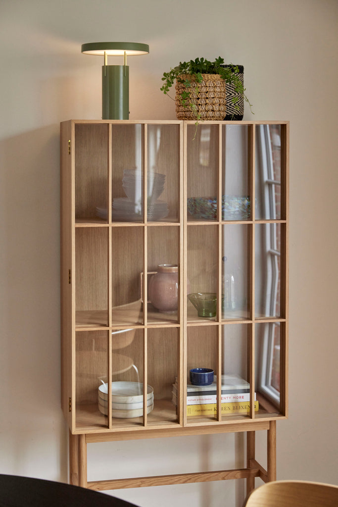 HUBSCH - Shoji wall cabinet Tall - Natural