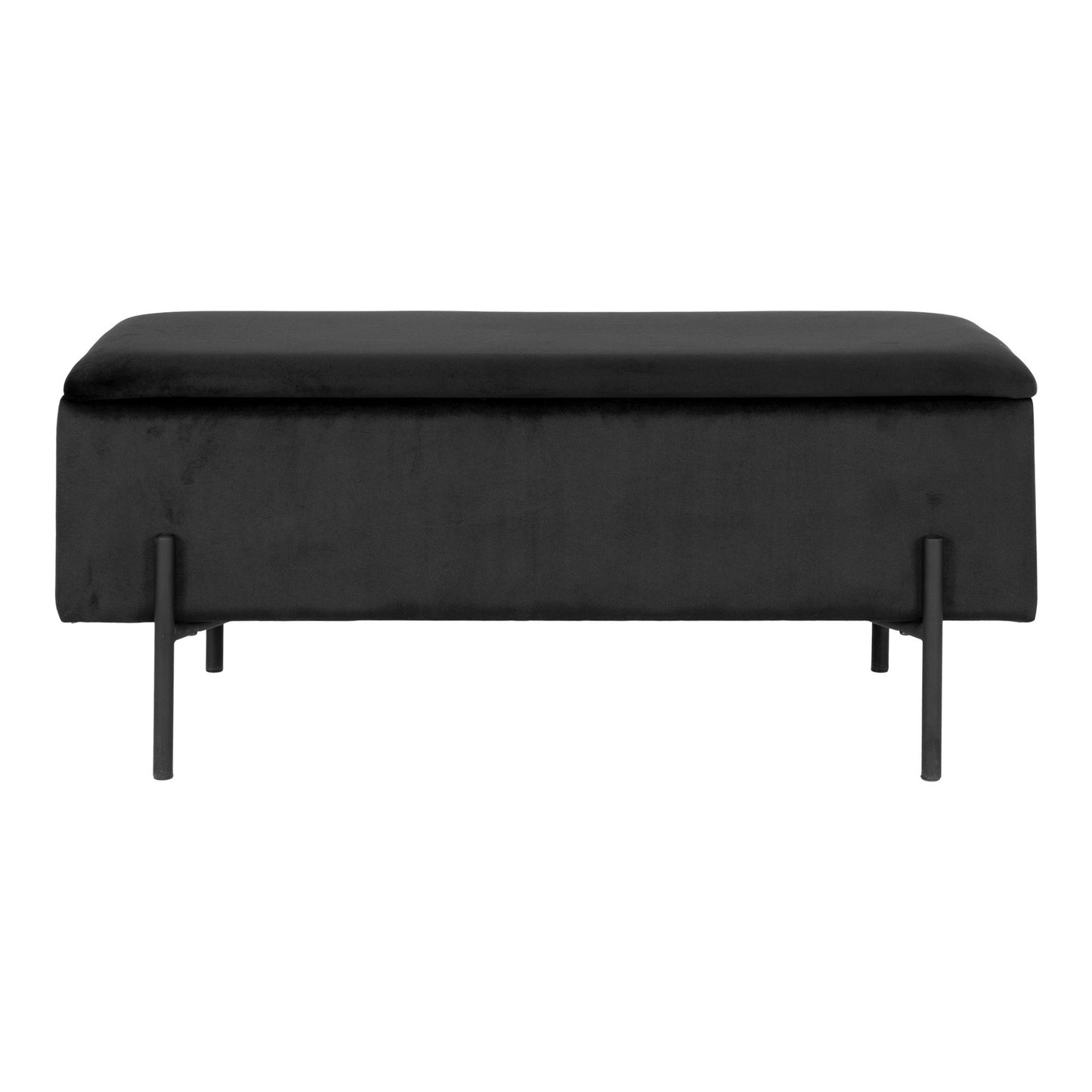 HOUSE NORDIC - Watford storage bench - black velvet