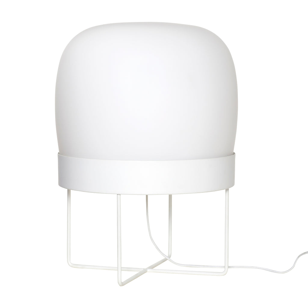 HUBSCH - Snowy vloerlamp - wit