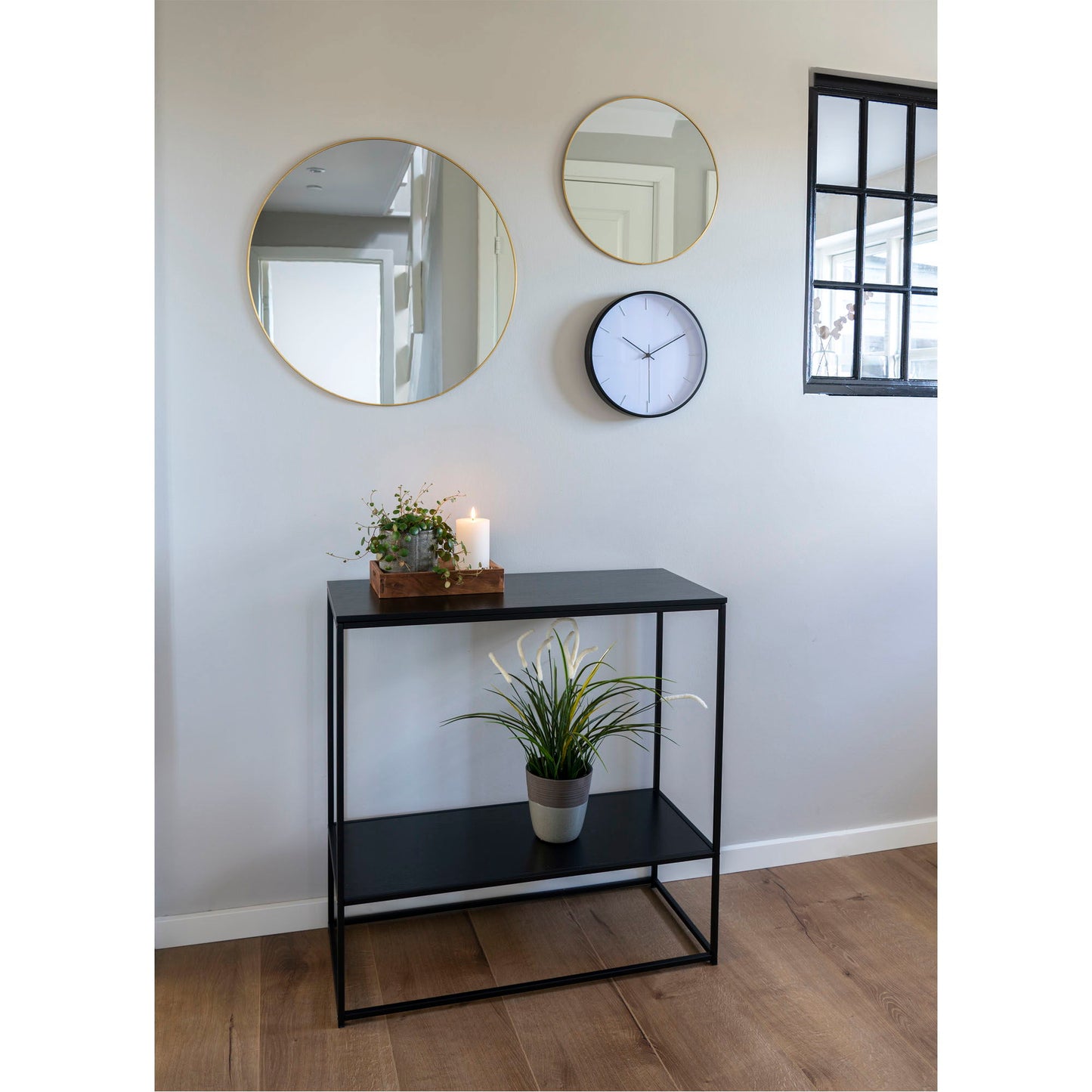 HOUSE NORDIC - Vita console tafel - zwart