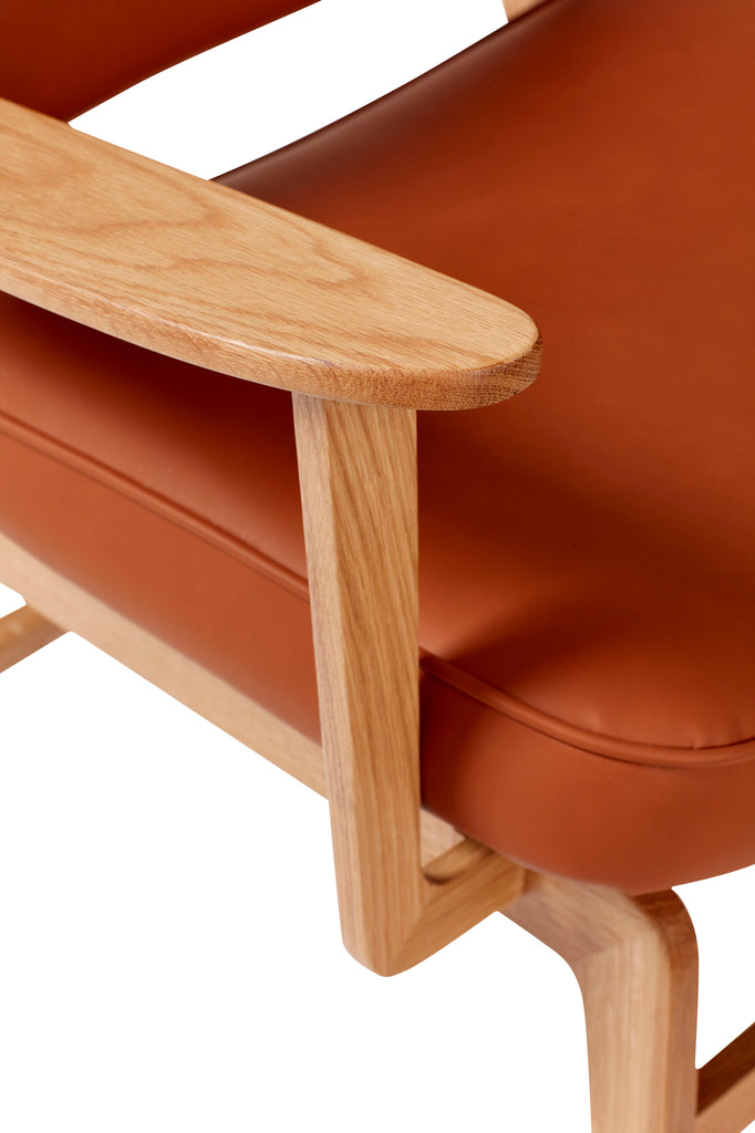 HUBSCH - Haze Lounge Chair -  Bruin/Naturel