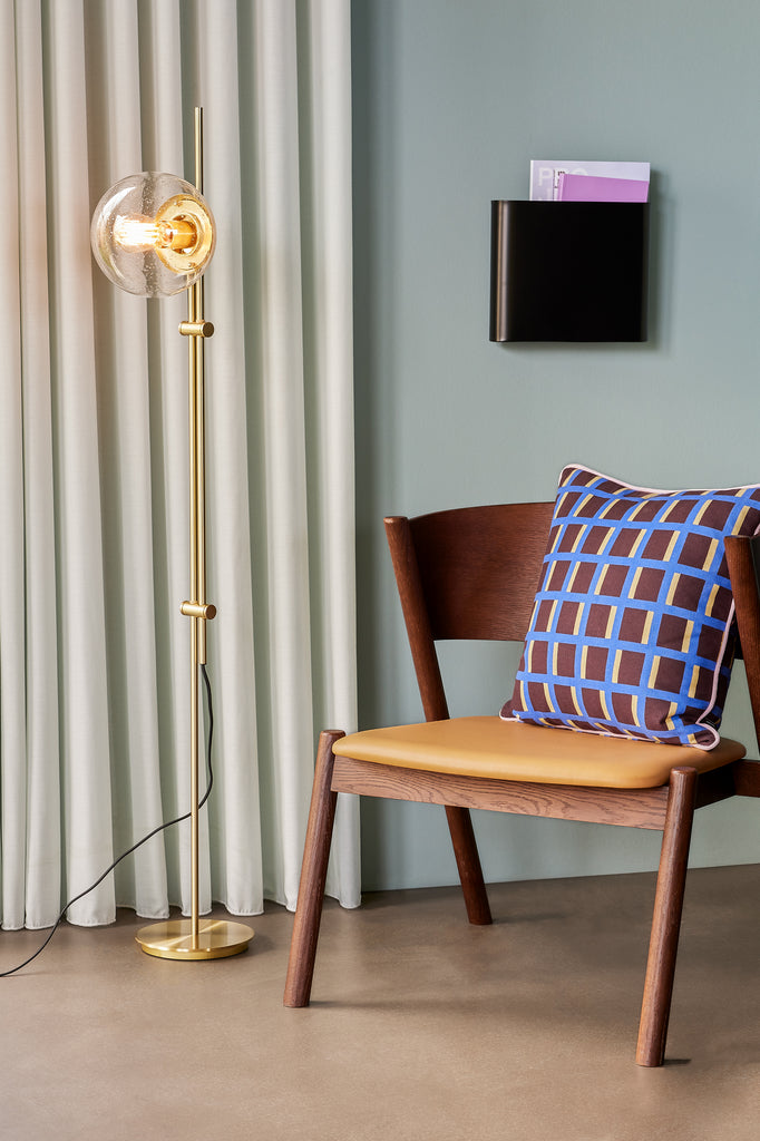 HUBSCH - Bubble vloerlamp - Brass