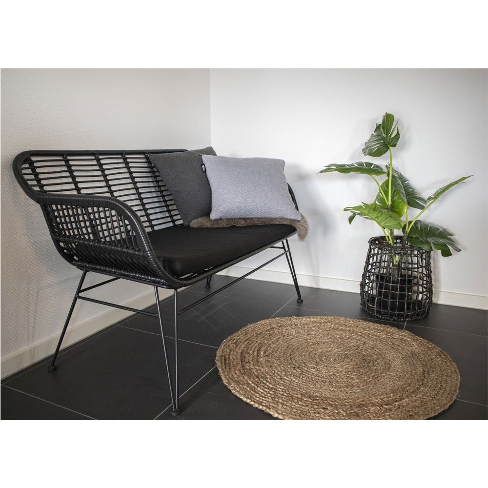 HOUSE NORDIC- vloerkleed jute rond - Ø90 cm