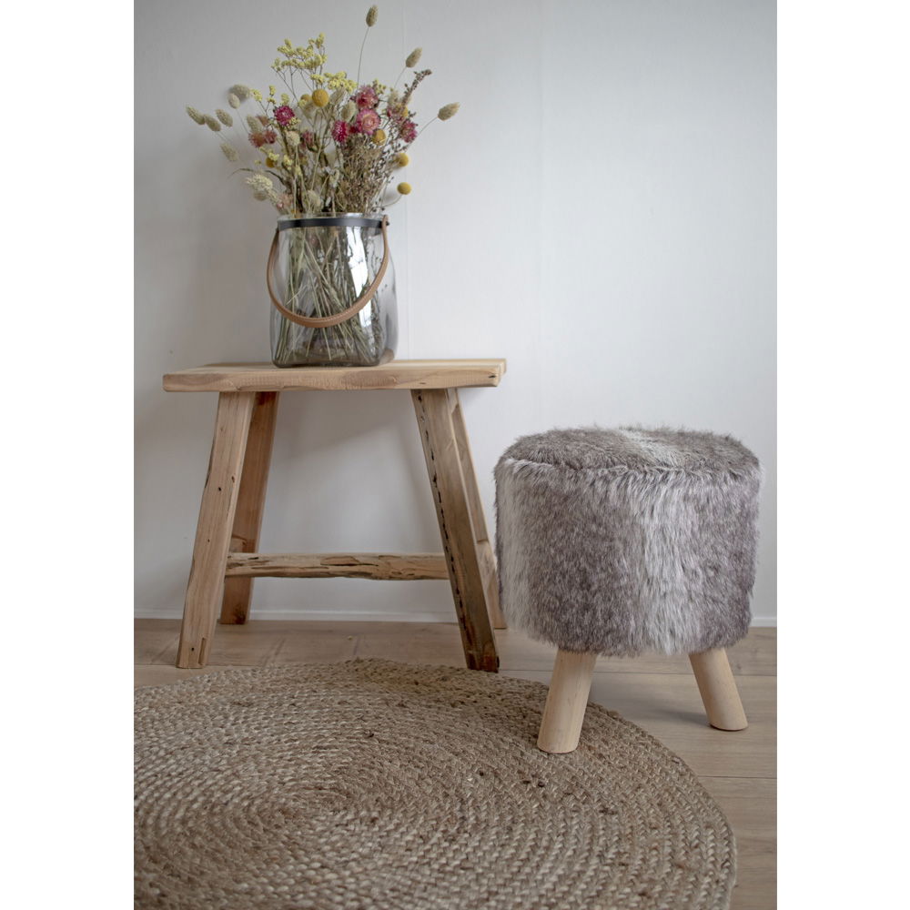 HOUSE NORDIC - vloerkleed jute rond - Ø150 cm