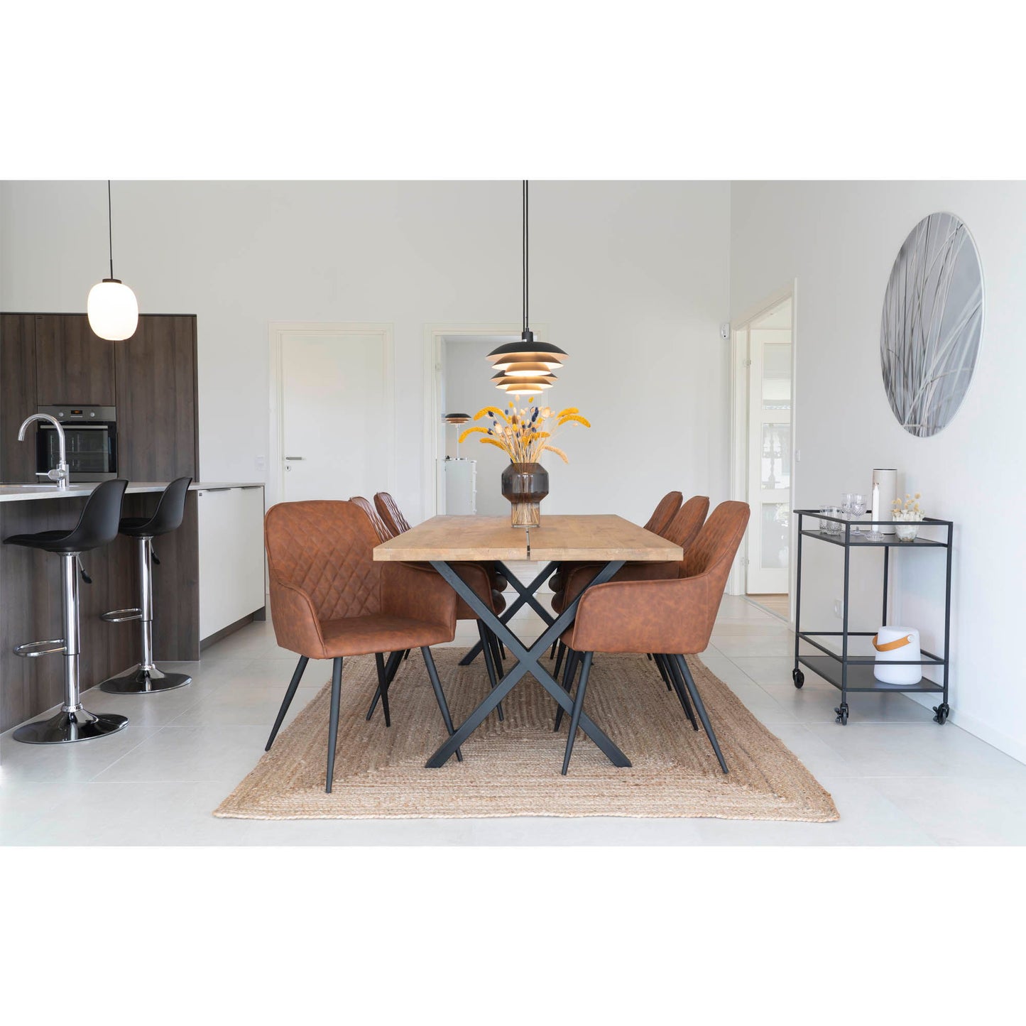 HOUSE NORDIC -Gevlochten Jute vloerkleed – Naturel - 180x240 cm