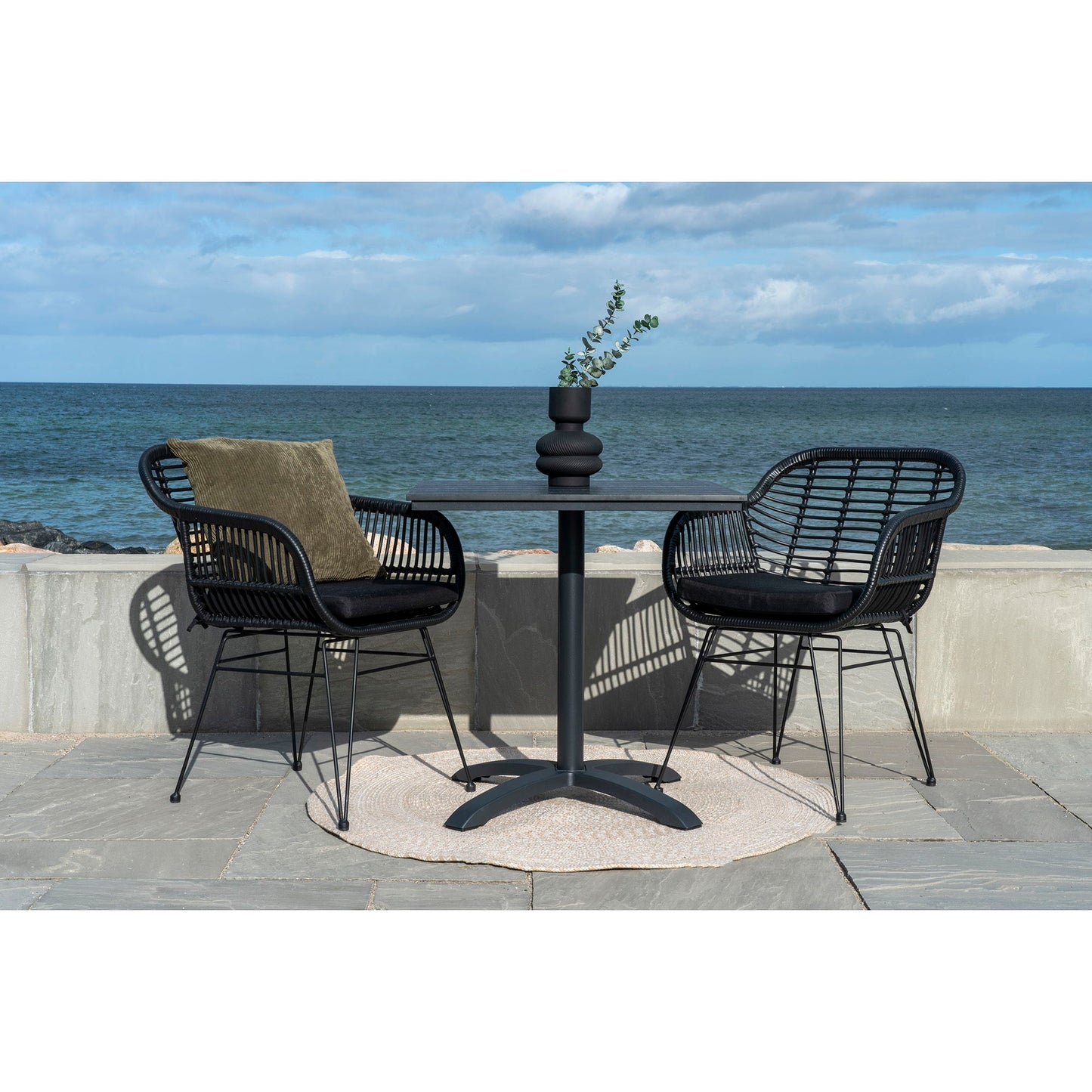 HOUSE NORDIC - Rond vloerkleed Menorca - Zand Ø 120 cm