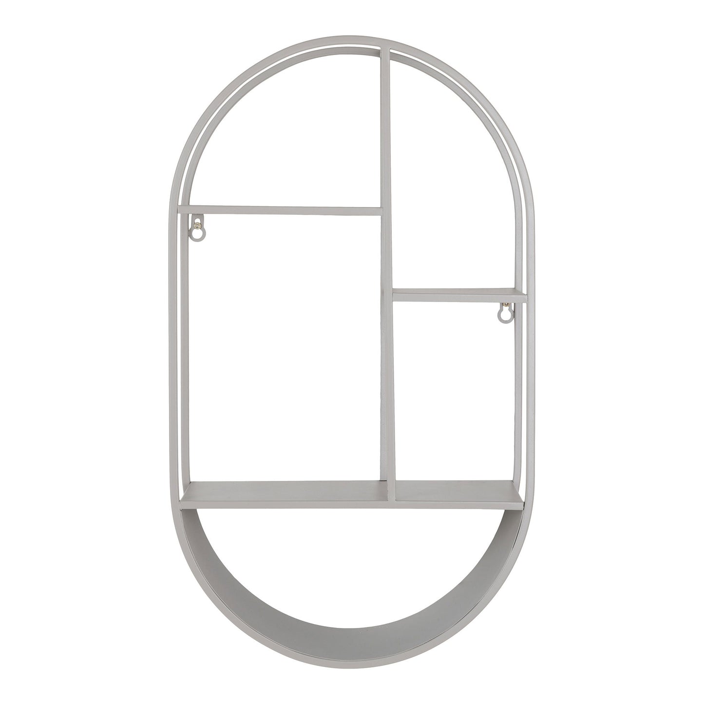 HOUSE NORDIC - Feira wall rack oval - cool grey