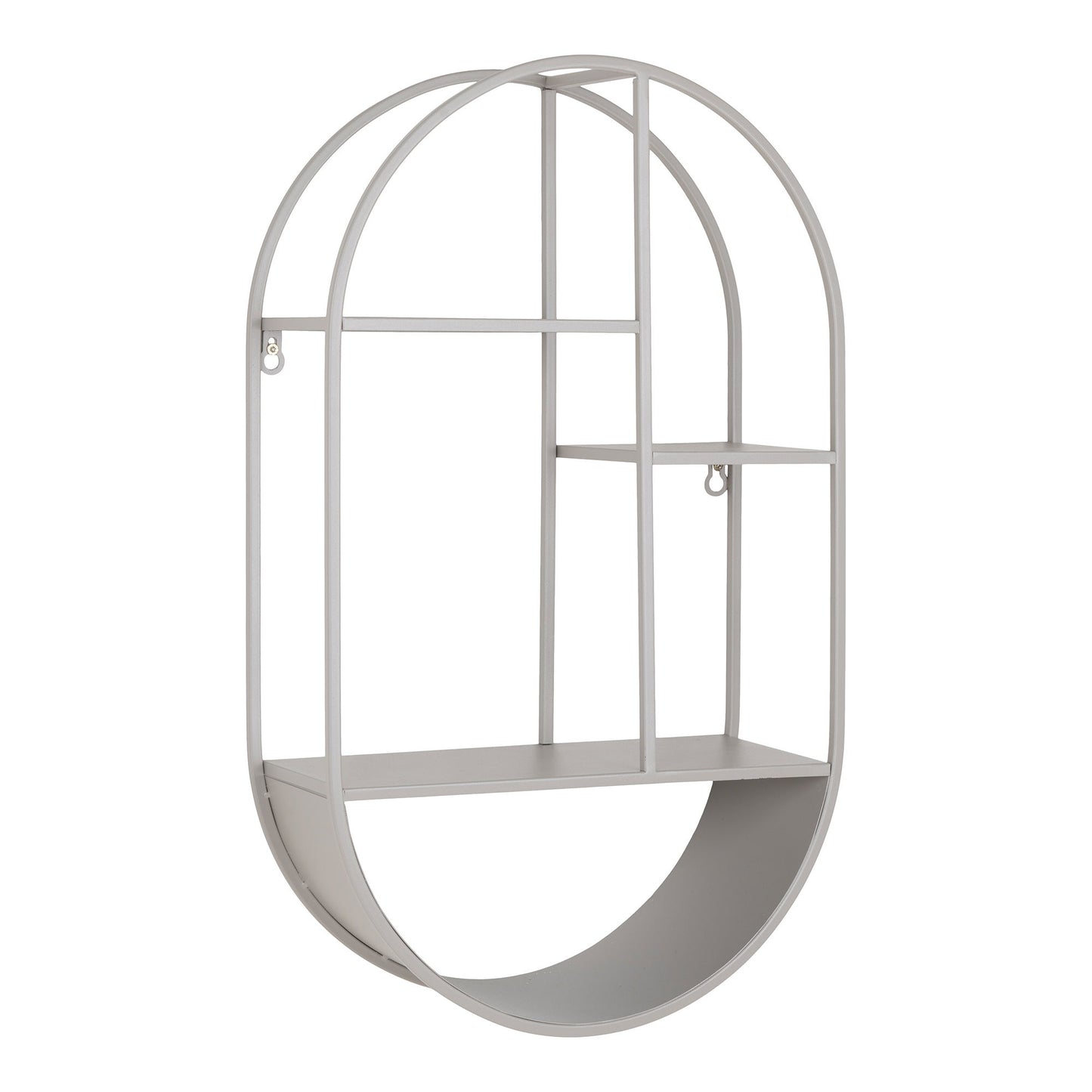 HOUSE NORDIC - Feira wall rack oval - cool grey