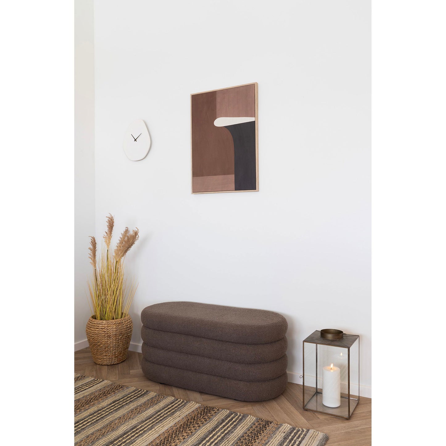 HOUSE NORDIC - Vienna wandklok – Off-White - 28x33