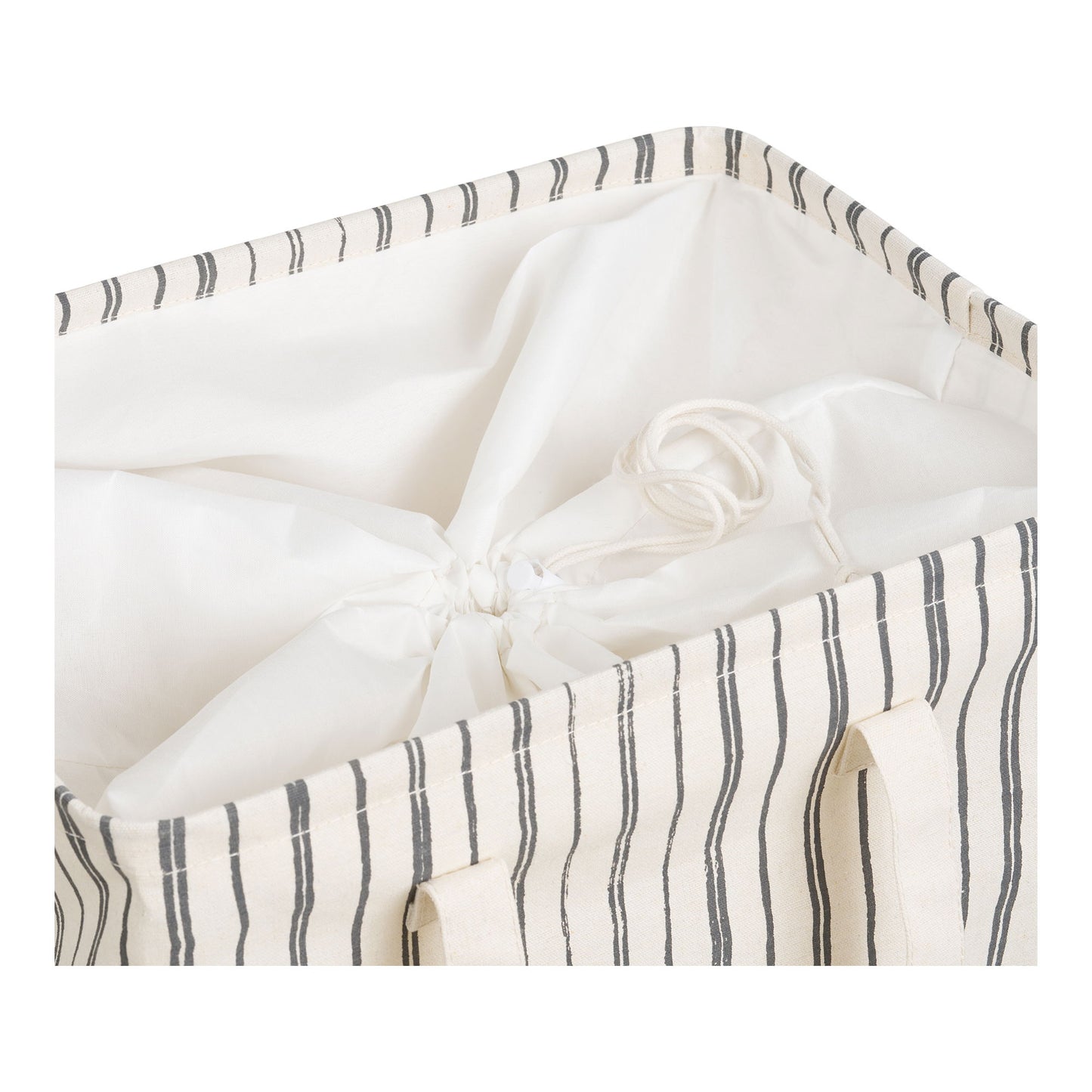 HOUSE NORDIC - Argos wasmand - beige/zwart