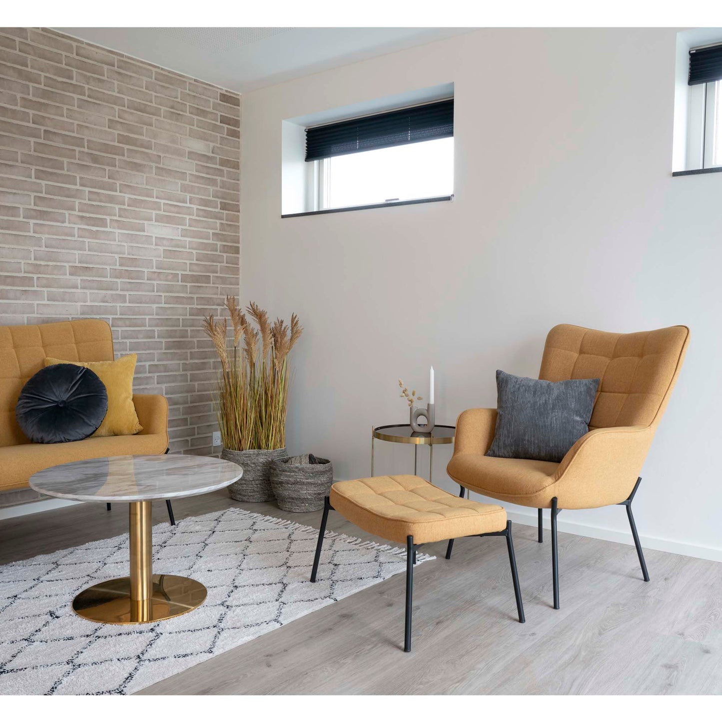 HOUSE NORDIC - Tivoli baskets set of 3 - grey