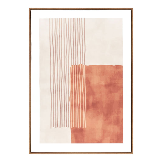 HOUSE NORDIC - Mina Canvasprint – Beige/Bruin No.1 50x70 cm