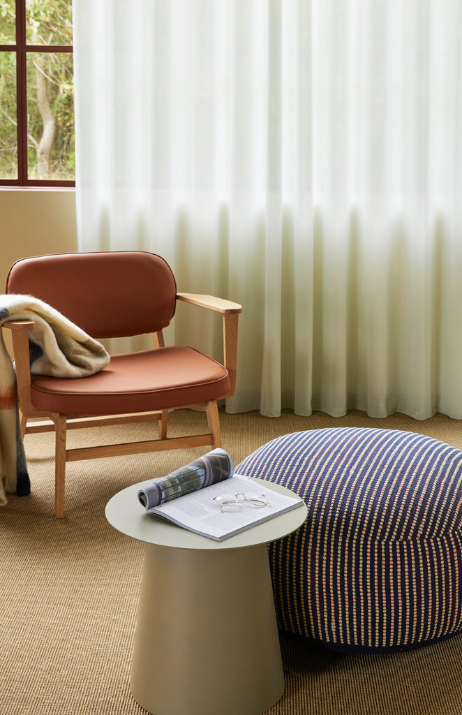 HUBSCH - Haze Lounge Chair -  Bruin/Naturel