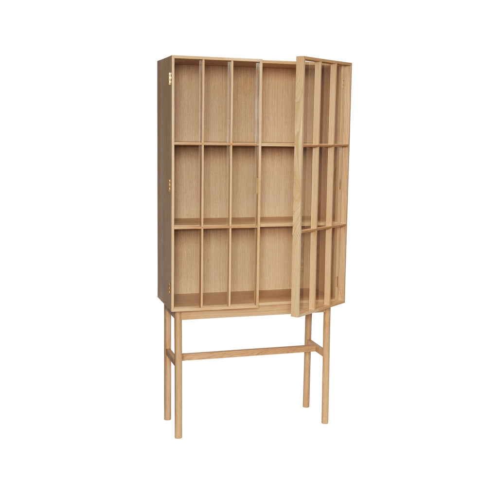 HUBSCH - Shoji wall cabinet Tall - Natural