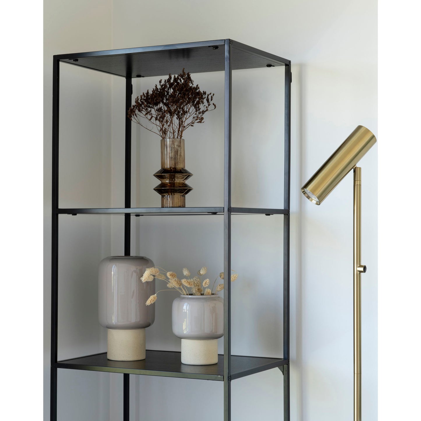 HOUSE NORDIC - Paris vloerlamp - messing/goud look