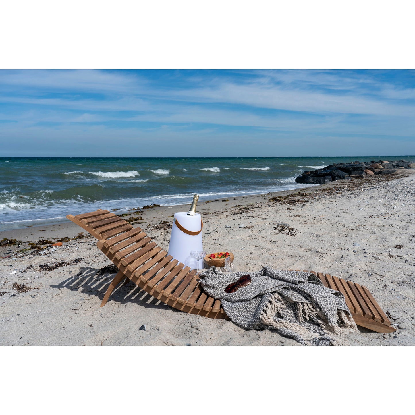 HOUSE NORDIC - Arrieta sunlounger/ligstoel - teak