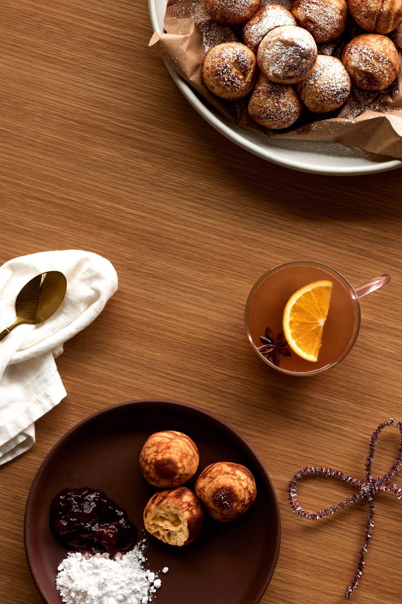 HUBSCH - Keramische schalen - bruin (set van 2)