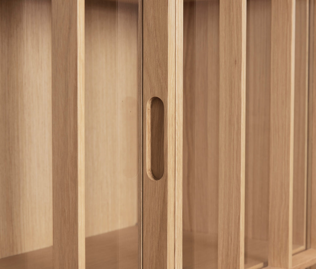 HUBSCH - Shoji wall cabinet Tall - Natural