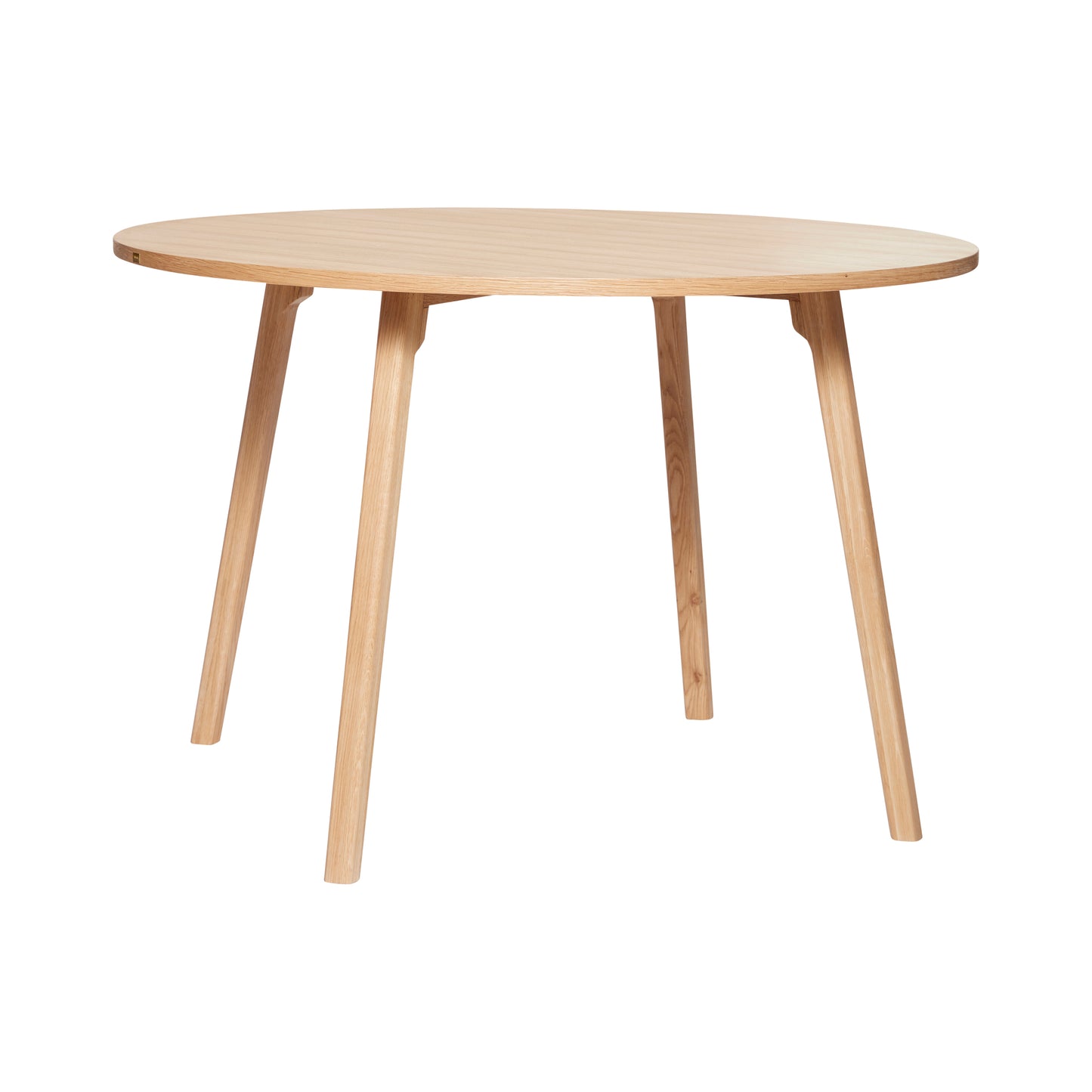 HUBSCH - Ground ronde eettafel-naturel