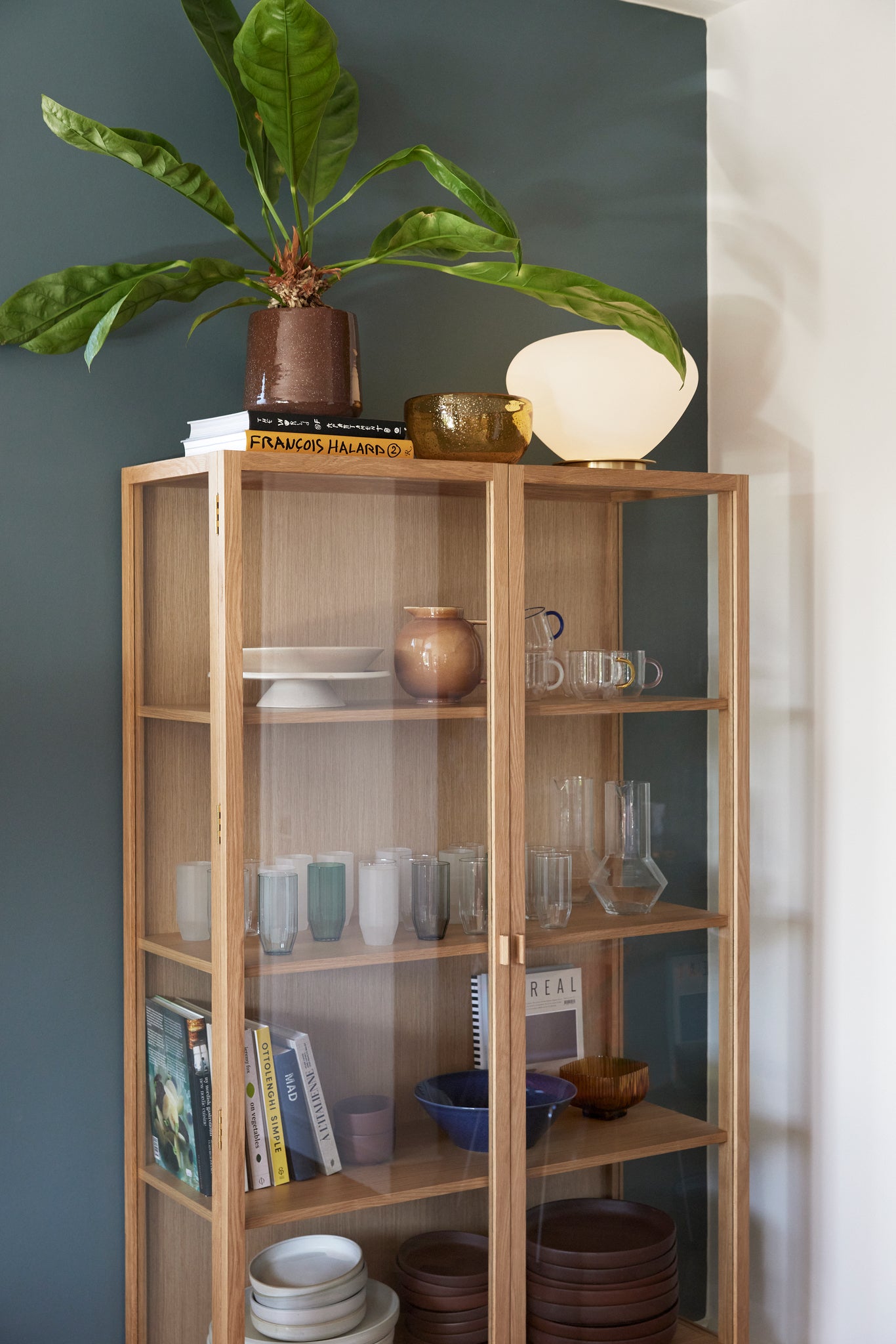 HUBSCH - Panorama vitrinekast Large - Naturel