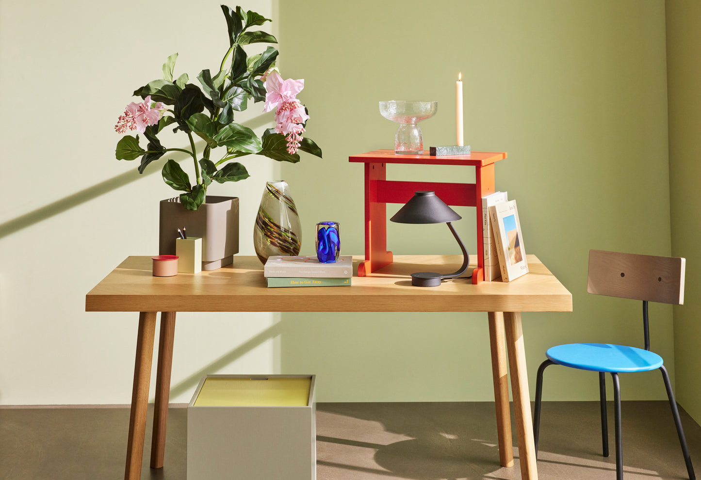 HUBSCH - Visgraat eettafel naturel Small