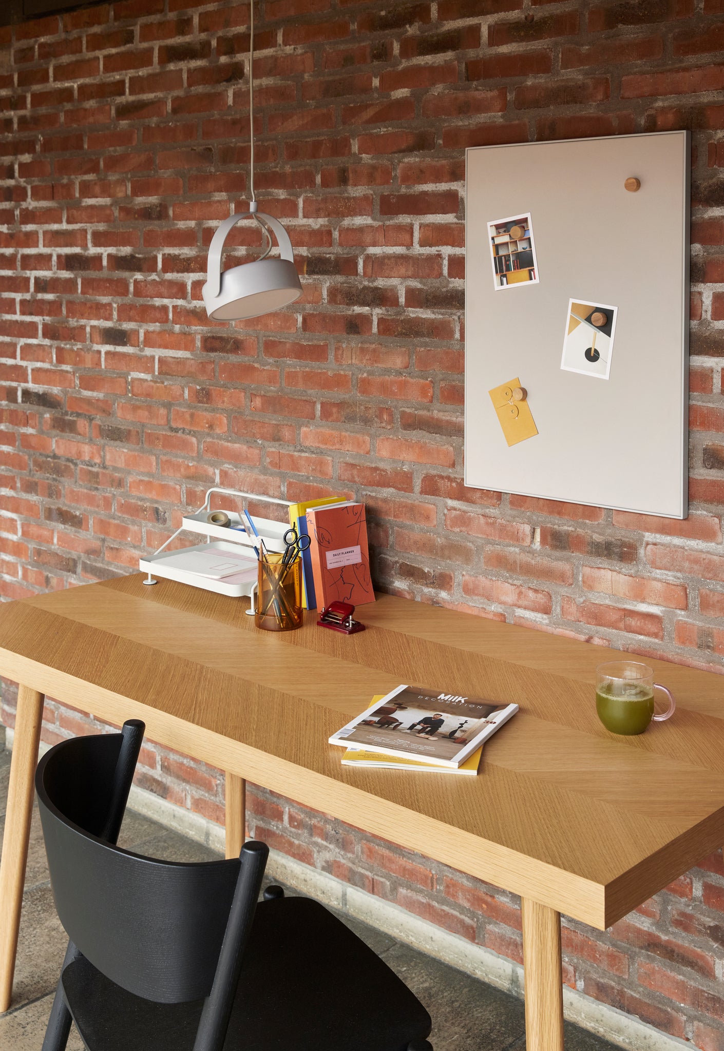 HUBSCH - Visgraat eettafel naturel Small