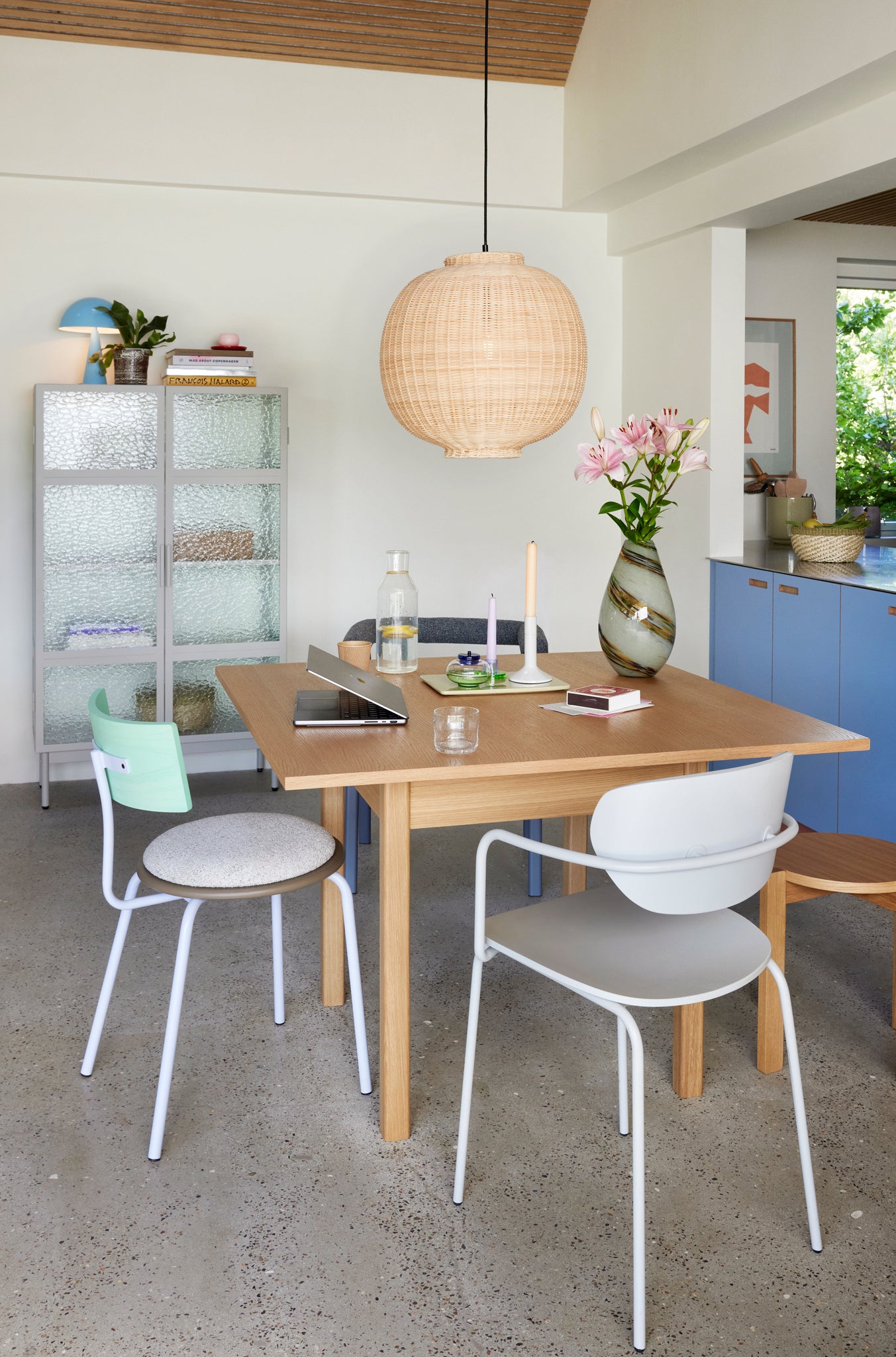 HUBSCH - Geo Eettafel Naturel